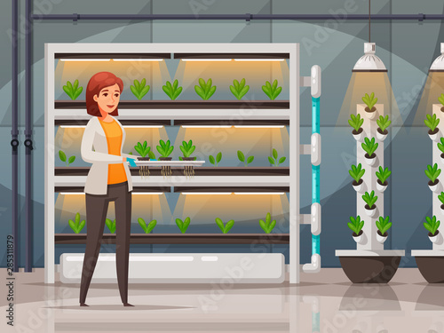 Greenhouse Farming Technology Background
