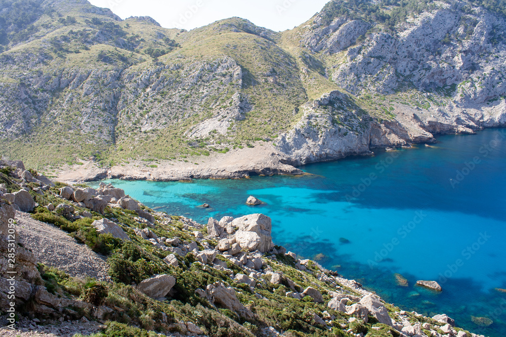 Fototapeta premium Beautiful mediterranean scene on Mallorca, Spain