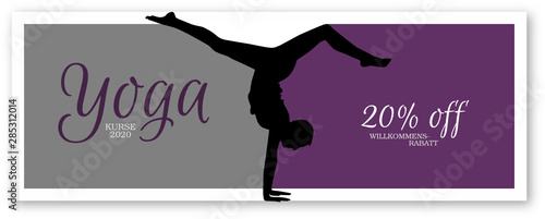 Yoga Kurs Flyer Vorlage