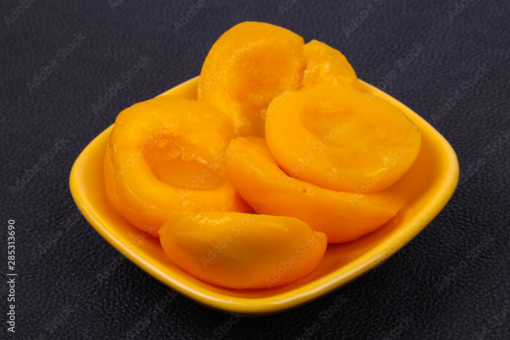 Sweet marinated peach Sweet marinated peach