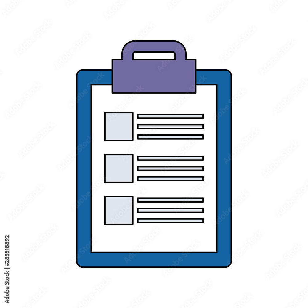 checklist clipboard document isolated icon checklist clipboard document isolated icon