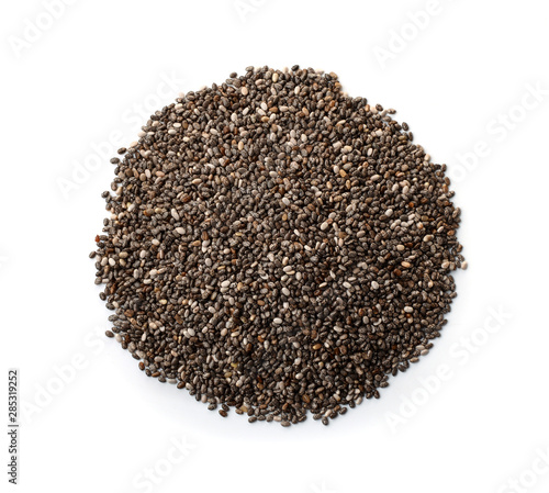 Top view of chia seeds © Coprid