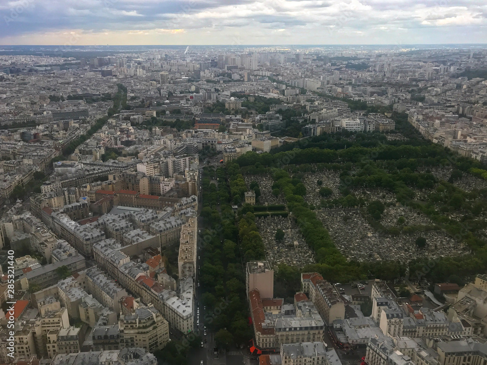 Fototapeta premium View of Paris seen from Tour Montpernasse