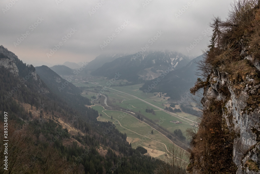Obraz premium The landscape in Alps von Bavaria, Germany