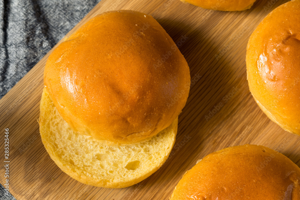Homemade Sweet Brioche Hamburger Buns Homemade Sweet Brioche Hamburger Buns