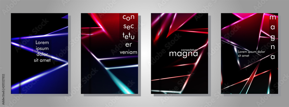 Minimal cover design. Triangular shape vector design background. Applicable for brochures, posters, covers ,banners ,etc
