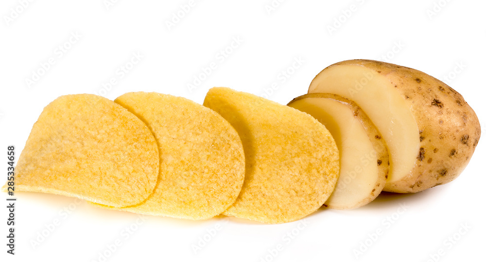 chips on a white background chips on a white background
