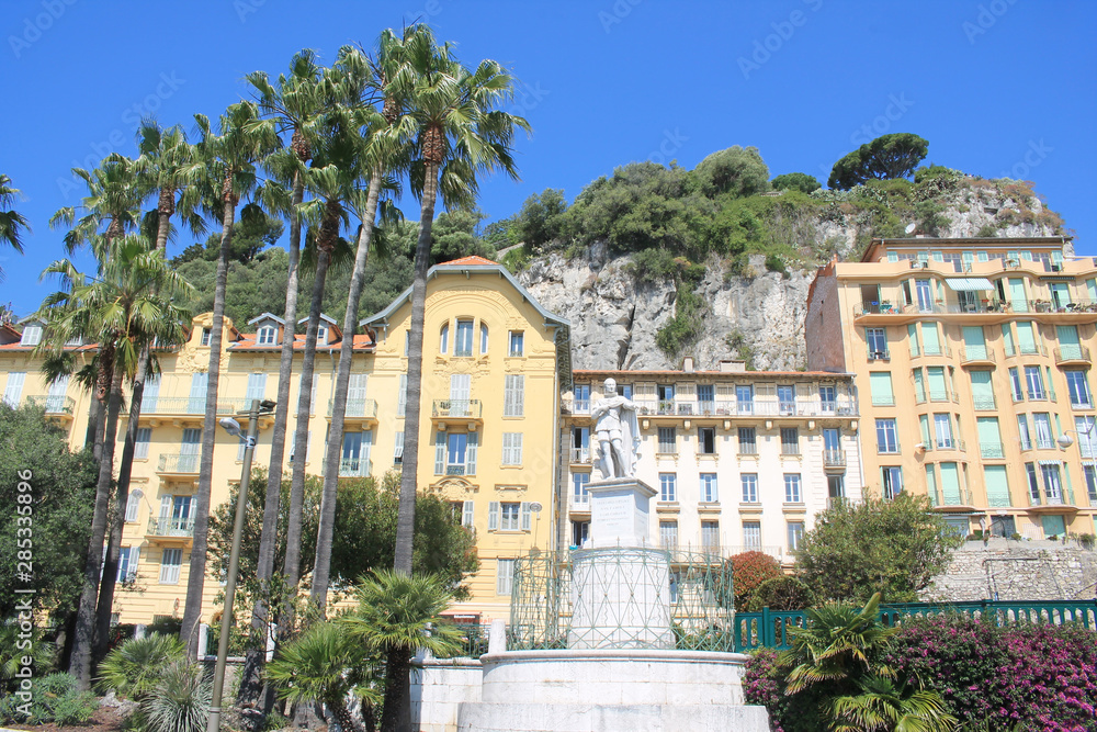 The historic center of the city of Nice, Franch riviera, France