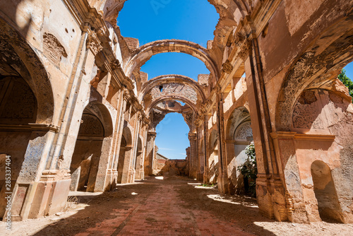  Ruins of Belchite, Spain, town in Aragon that was completely destroyed during the Spanish civil war . photo
