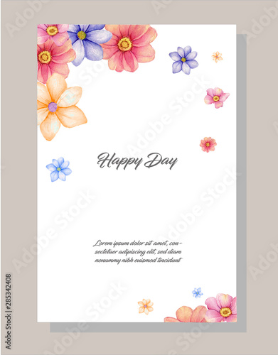 Tarjeta Flores