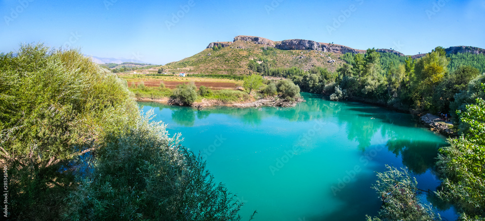 manavgat lake in the mountains