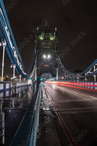 tower bridge at night