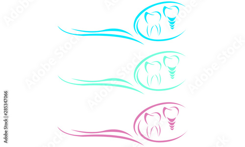 Zahnmedizin, Zahnarzt, Dentist Logo, Zahnheilkunde
