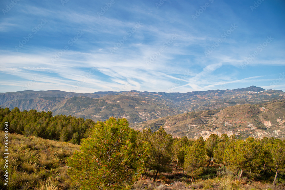Diferentes paisajes de la Alpujarra