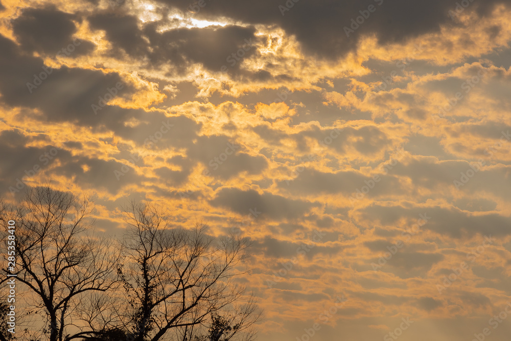 The clouds and the orange of the West 02 The clouds and the orange of the West 02