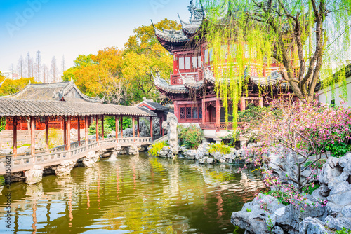 Shanghai Yuyuan Garden. Located in Shanghai, China.