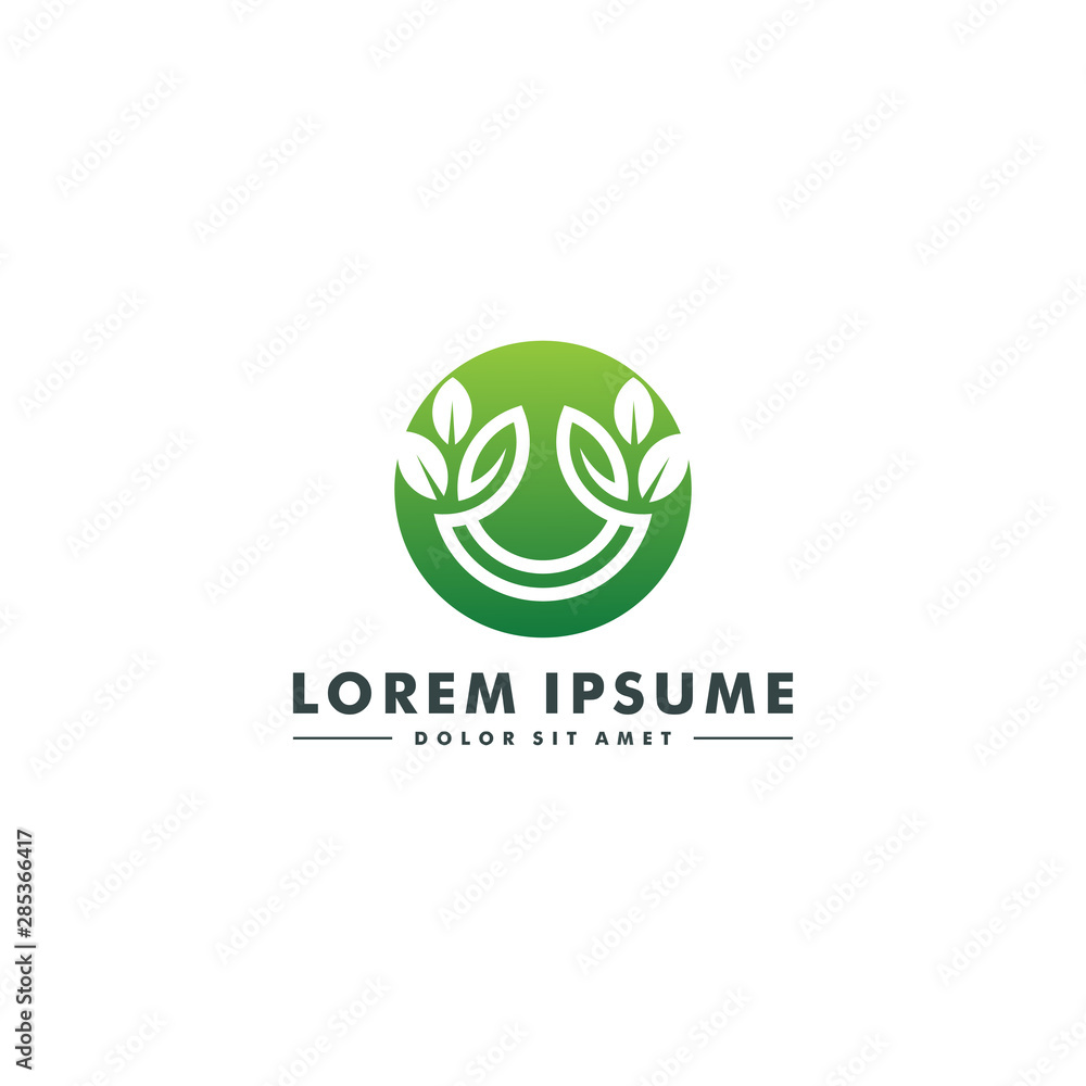 nature eco leaf logo design, flower icon symbol - vector nature eco leaf logo design, flower icon symbol - vector