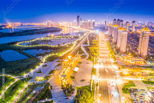 Cityscape of Harbin. Located in Harbin, Heilongjiang, China.