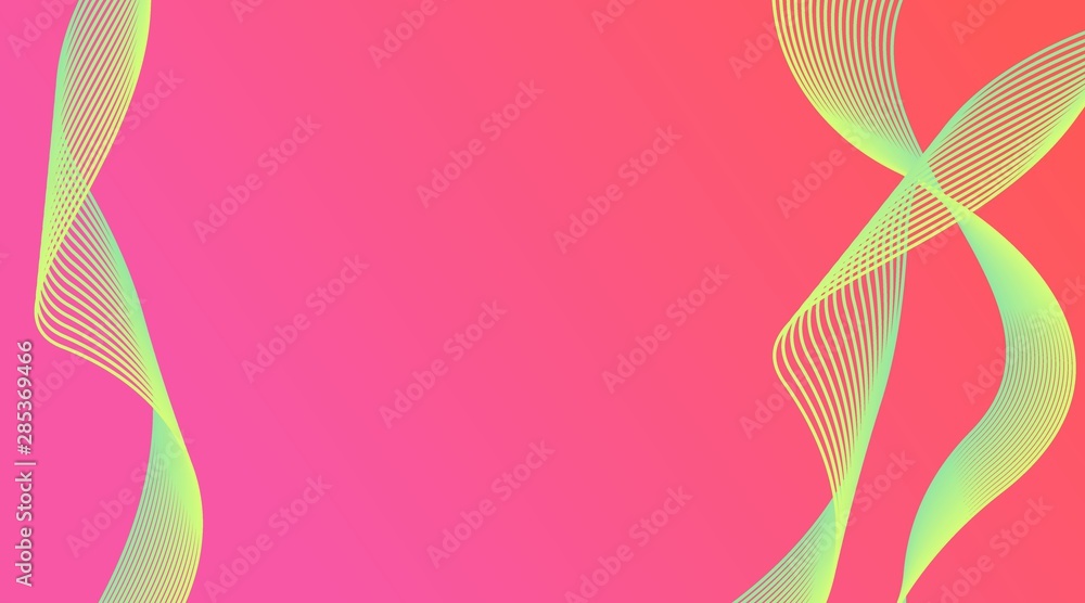 Dynamic Gradient Wave Lines Background For Promotion Product Dynamic Gradient Wave Lines Background For Promotion Product