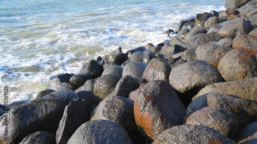 Coastal view of Leizhou Peninsula, Zhanjiang City, Guangdong Province, China photo