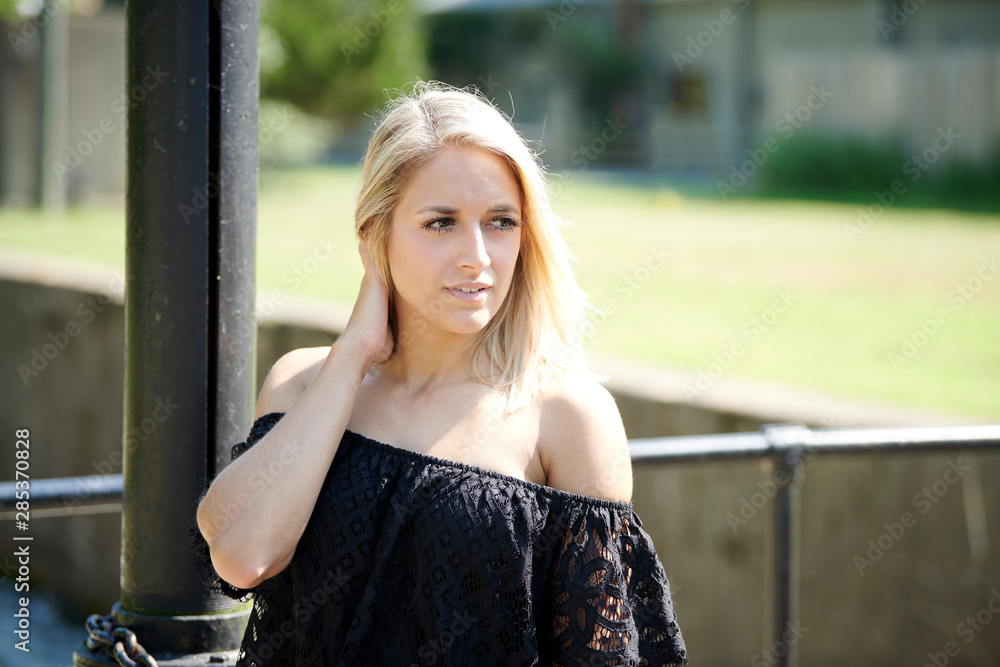 Woman Wearing Red Off-shoulder Top · Free Stock Photo