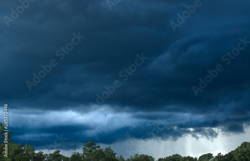 Wallpaper Mural Heavy Distant Rain Torontodigital.ca