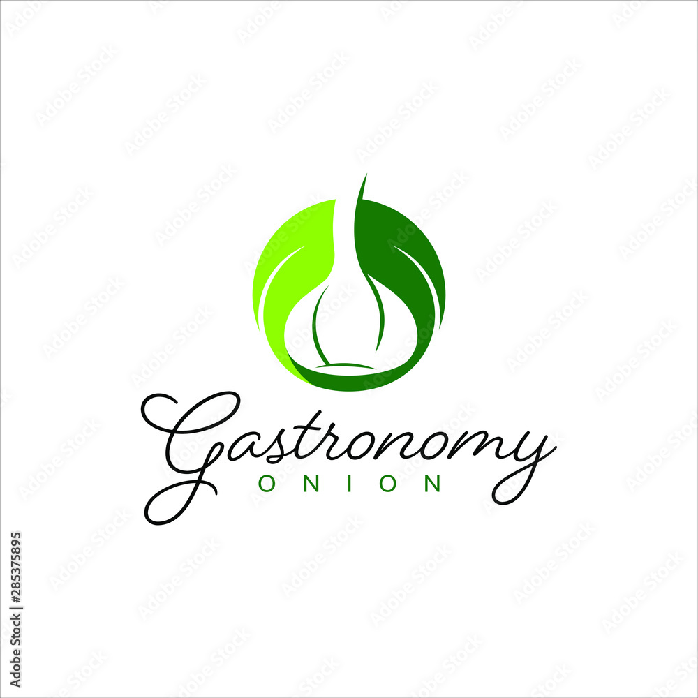green onion garlic icon logo design idea green onion garlic icon logo design idea