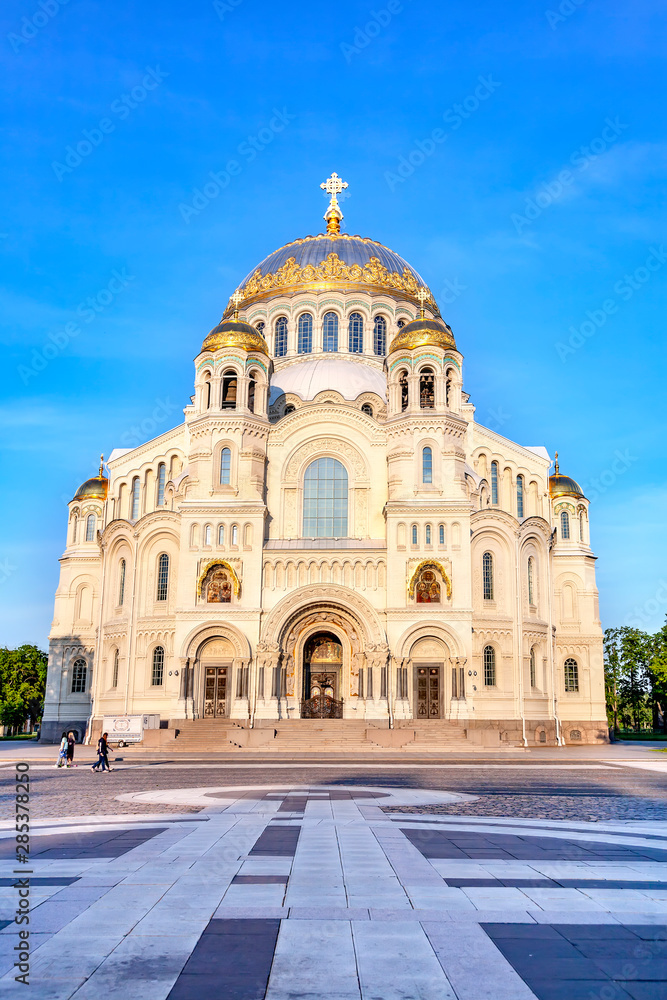 Naval Cathedral of St. Nicholas the Wonderworker in the city of Kronstadt