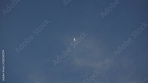 collection of white clouds with a blue sky background is very attractive and beautiful