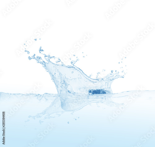 Water splash ,water splash isolated on white background
