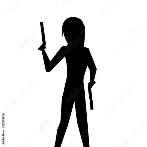 Frau Pistolen