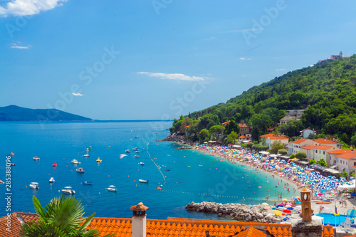 Fototapeta Naklejka Na Ścianę i Meble -  Panorama view of Moscenisca Draga in Croatia