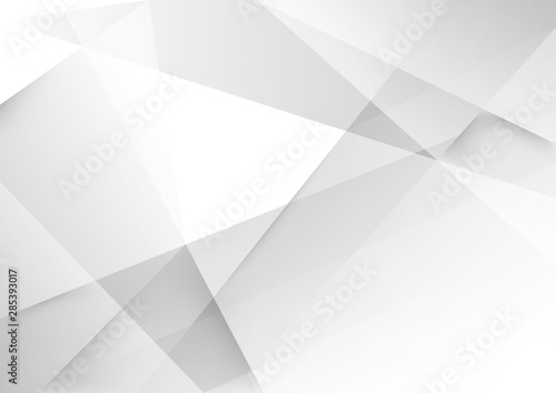White and grey background. Corporate technology modern design. Pattern style geometric. Abstract modern background used about technology or product presentation backdrop. Vector illustration.