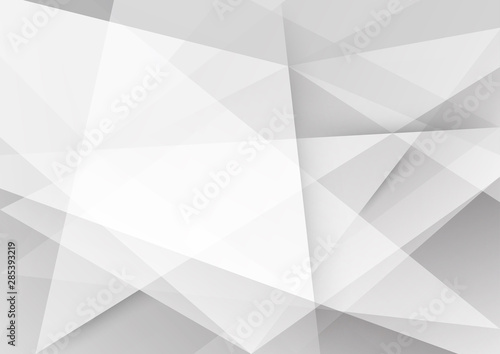 White and grey background. Corporate technology modern design. Pattern style geometric. Abstract modern background used about technology or product presentation backdrop. Vector illustration.