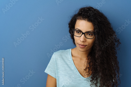 Young woman looking thoughtfully aside