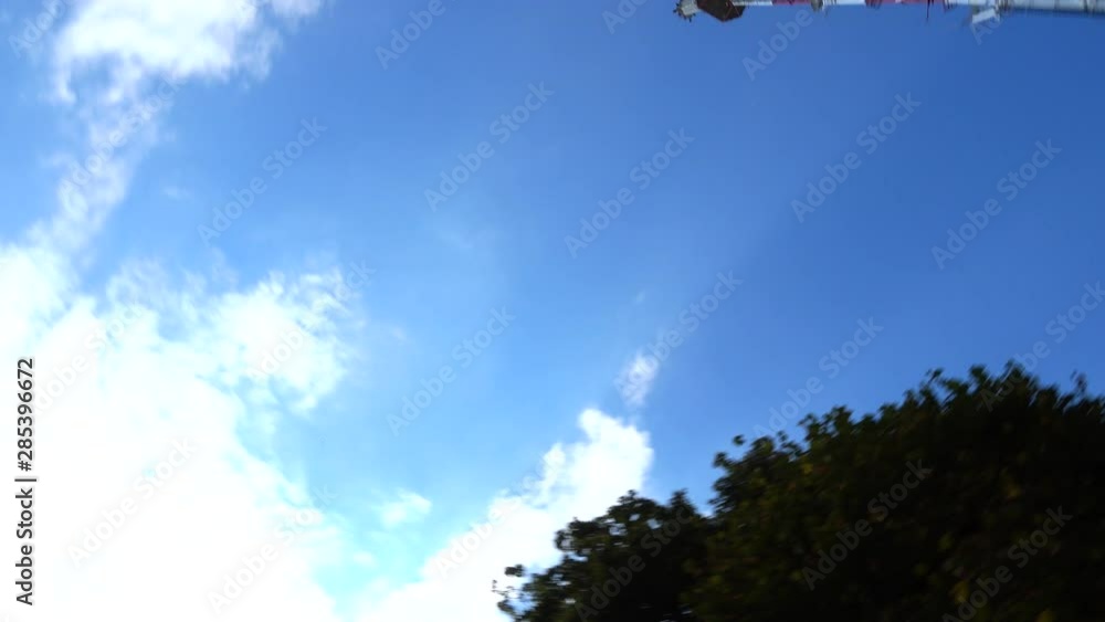 Television tower against the background of the sky. Television tower against the background of the sky.