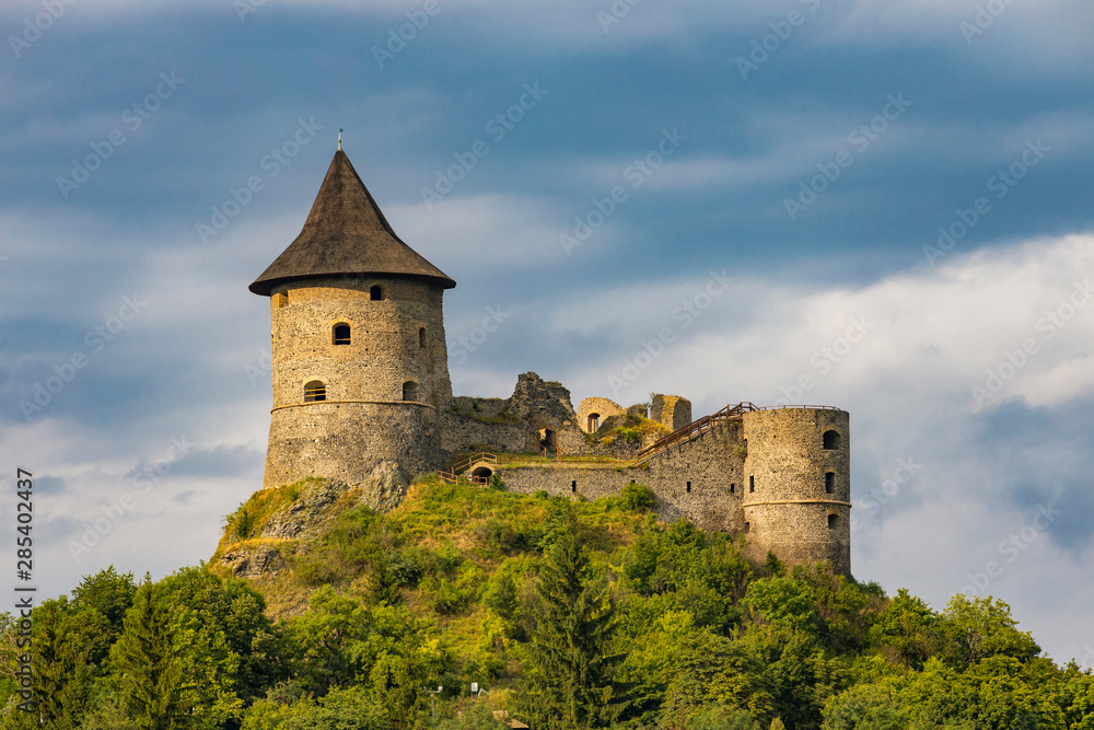 castle Somoska on Slovakia Hungarian border castle Somoska on Slovakia Hungarian border