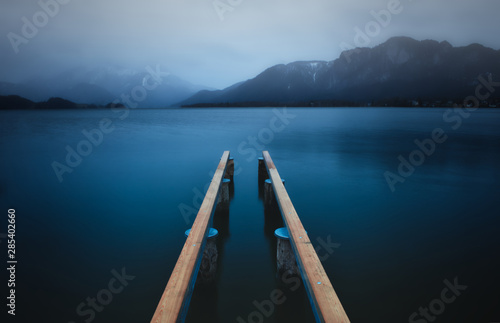 boat on the lake