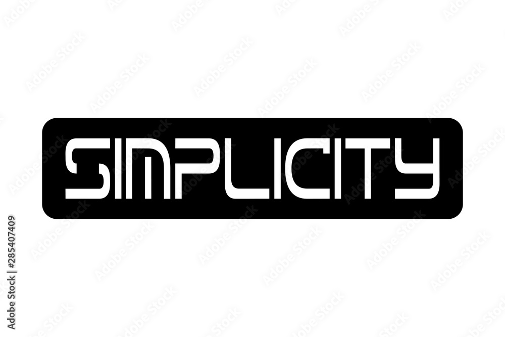 Simplicity - Vector illustration design for banner, stamp, t shirt graphics, fashion prints, slogan tees, stickers, cards, labels, posters and other creative uses Simplicity - Vector illustration design for banner, stamp, t shirt graphics, fashion prints, slogan tees, stickers, cards, labels, posters and other creative uses