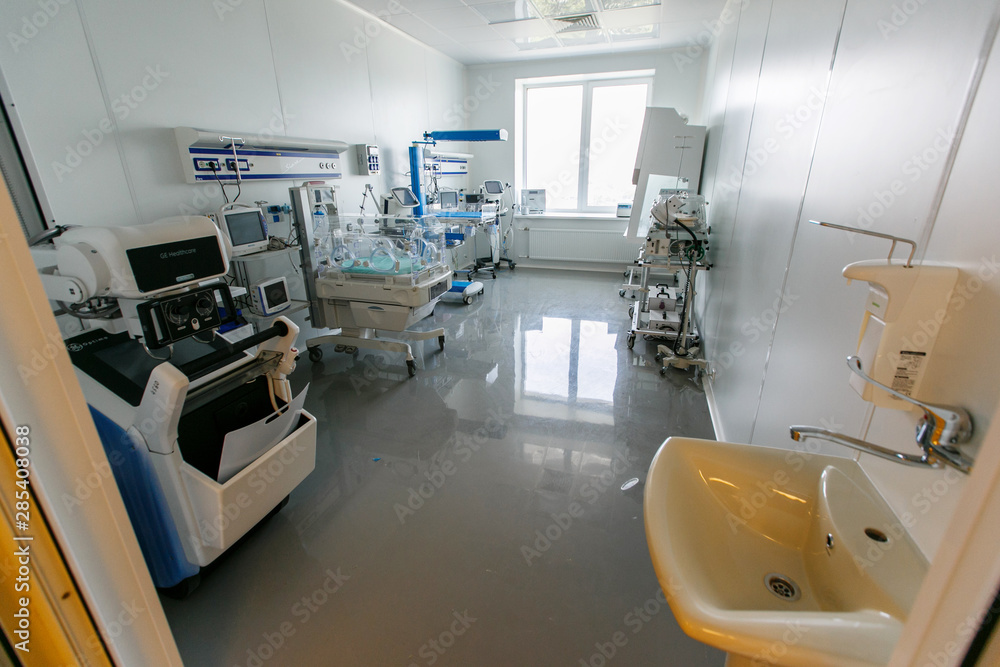 New hospital ward with all necessary medical equipment
