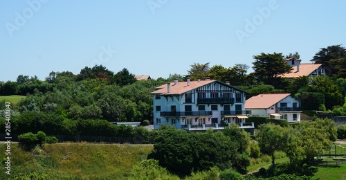 Landscape of Saint-jean de Luz, Basque country, France
