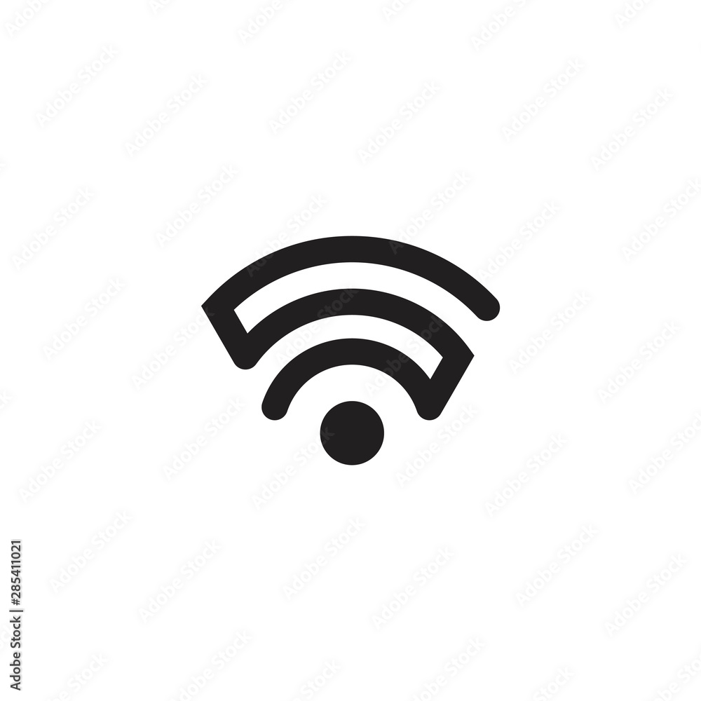 Wifi icon vector template Wifi icon vector template