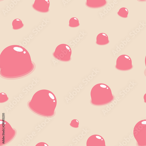 Acne pattern seamless. Pimple background. Whelk ornament. vector illustration