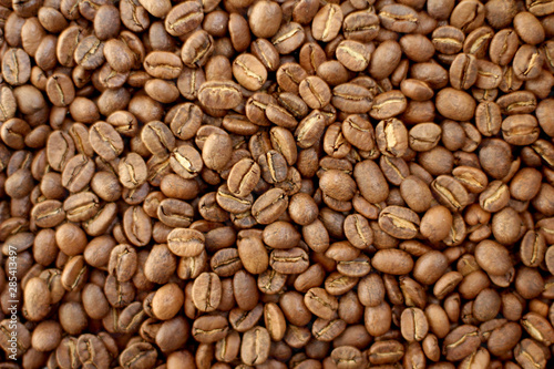 roasted coffee beans background 