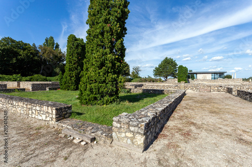 The ruins of Gorsium-Herculia, village of the Roman Empire in Tac, Hungary. photo