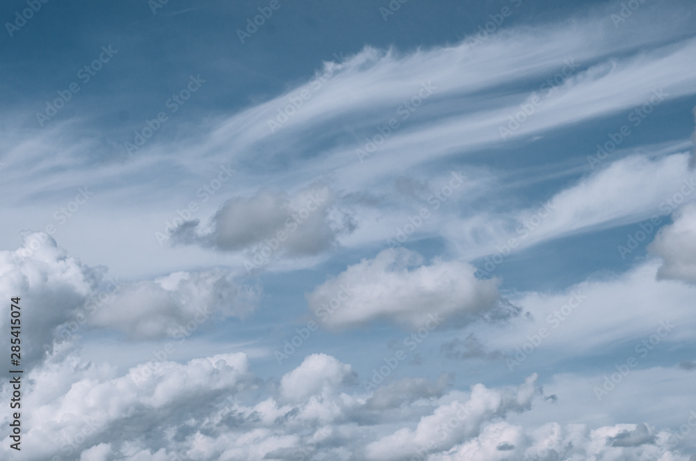 beautiful clouds on a background of clear blue sky beautiful clouds on a background of clear blue sky