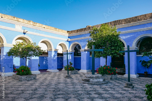 Tableau sur toile Santa Catalina Monastery, Arequipa Peru