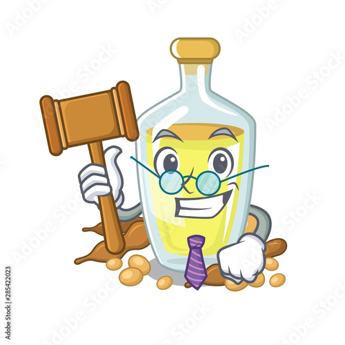 Judge soybean oil with the character shape