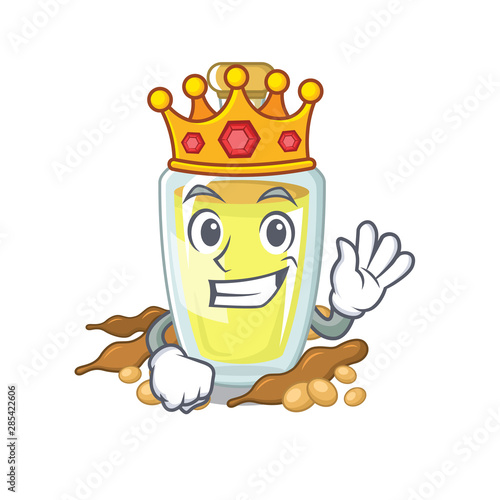King soybean oil with the character shape