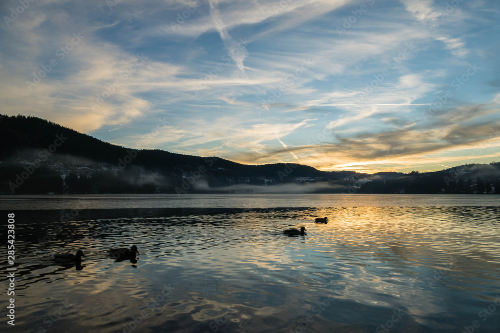 Winterabend am Titisee